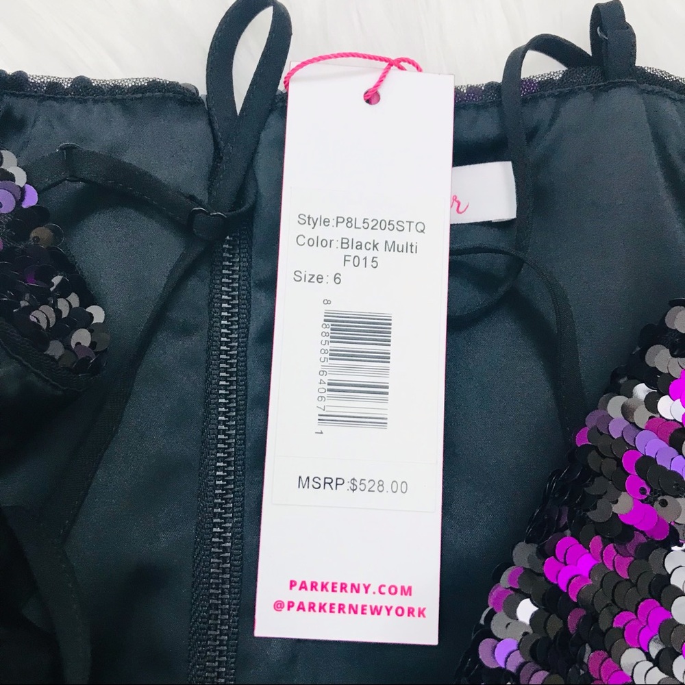 Parker Joanie Sequined Mini Dress - Picture 13 of 15